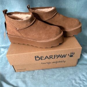 BearPaw Retro Super Shorty platform boots